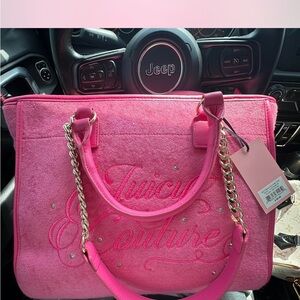 pink juicy couture tote bag